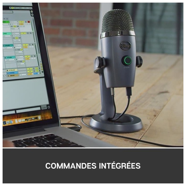 Microphone USB - Blue Yeti - Nano Premium pour Enregistrement, Streami