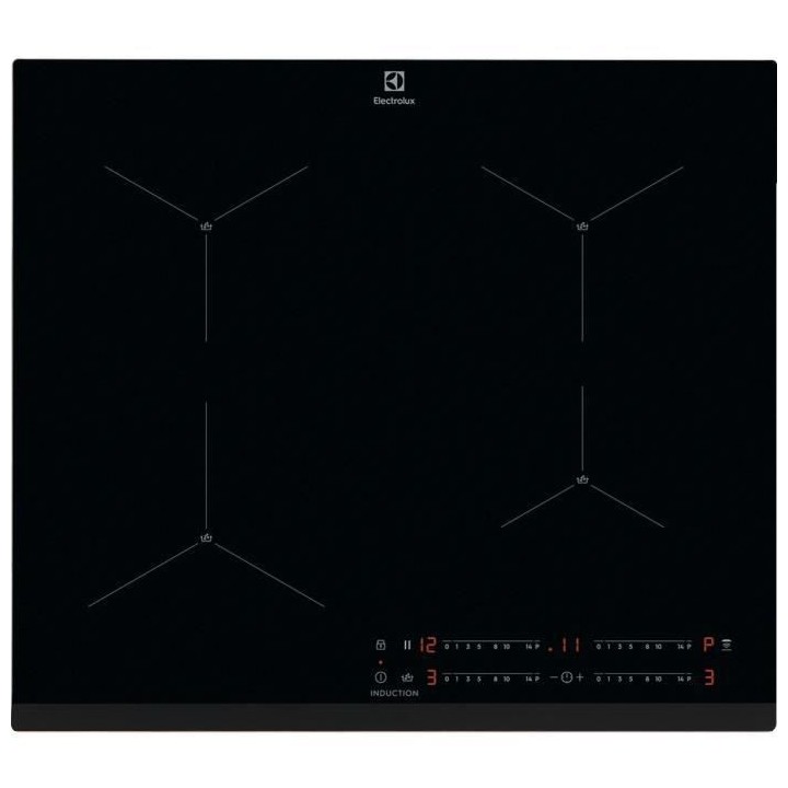 Plaque de cuisson induction - ELECTROLUX - 4 zones - 59x52cm - EIS6244