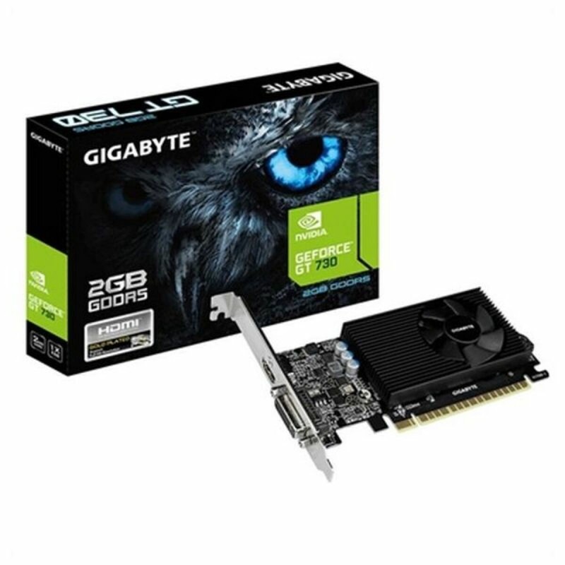 Carte Graphique Gaming Gigabyte GeForce GT 730 2GB 2 GB GDDR5 2 GB RAM