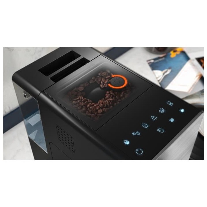 Machine expresso broyeur automatique - BEKO CEG5311X - Noir / Inox - U