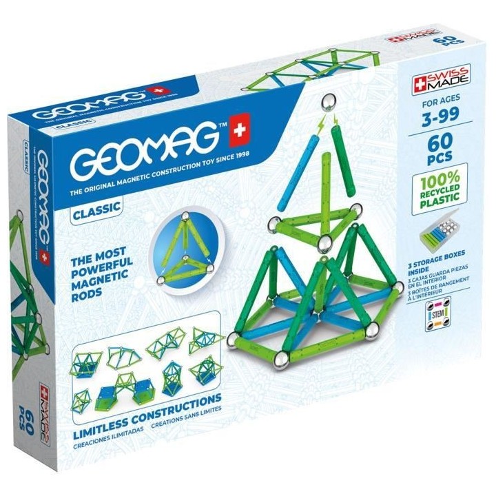GEOMAG - EcoFriendly 60 pcs Color