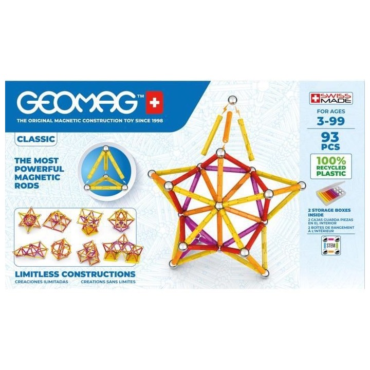GEOMAG - EcoFriendly 93 pcs Color