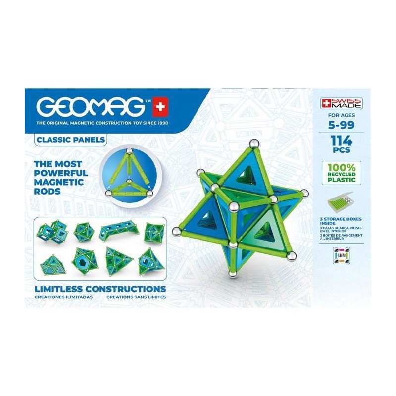 GEOMAG - EcoFriendly 114 pcs Panels