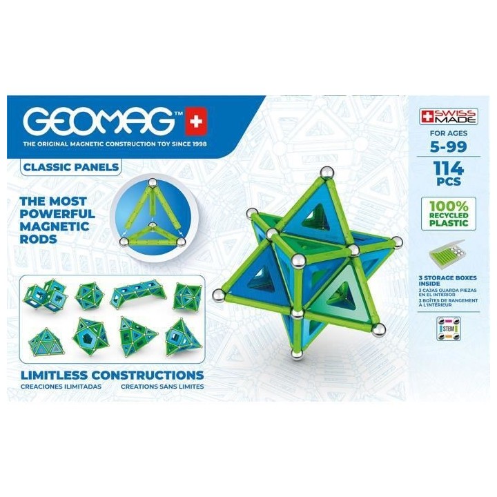 GEOMAG - EcoFriendly 114 pcs Panels