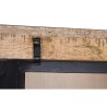 Étagère DKD Home Decor Noir Naturel Métal Bois de manguier 170 x 45 x 200 cm (1)