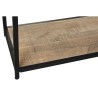 Étagère DKD Home Decor Noir Naturel Métal Bois de manguier 170 x 45 x 200 cm (1)