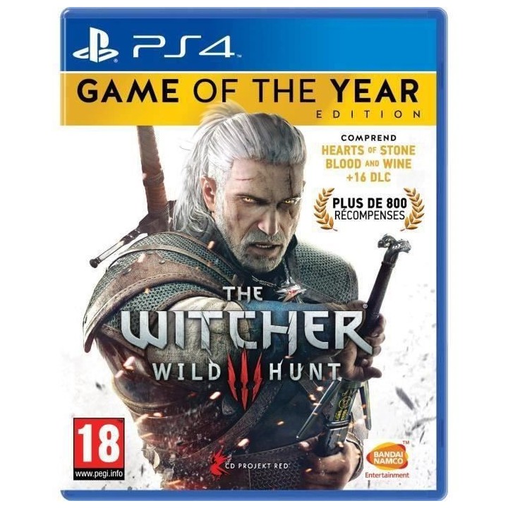 The Witcher 3 : Wild Hunt Goty Edition Jeu PS4