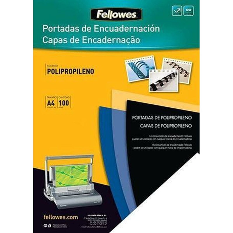 Couverture Fellowes Fantaisie 50 Unités reliure Transparent A4