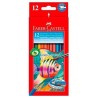 crayons de couleurs pour aquarelle Faber-Castell Multicouleur (6 Unités)