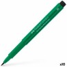 Feutres Faber-Castell Pitt Artist Vert foncé (10 Unités)