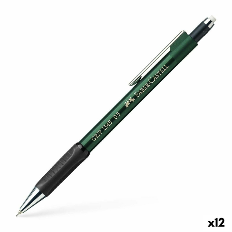 Portemines Faber-Castell Grip 1345 Vert 0,5 mm (12 Unités)