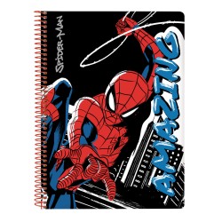 Carnet Spiderman Hero Noir...