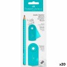 Ensemble de Crayons Faber-Castell Turquoise (20 Unités)