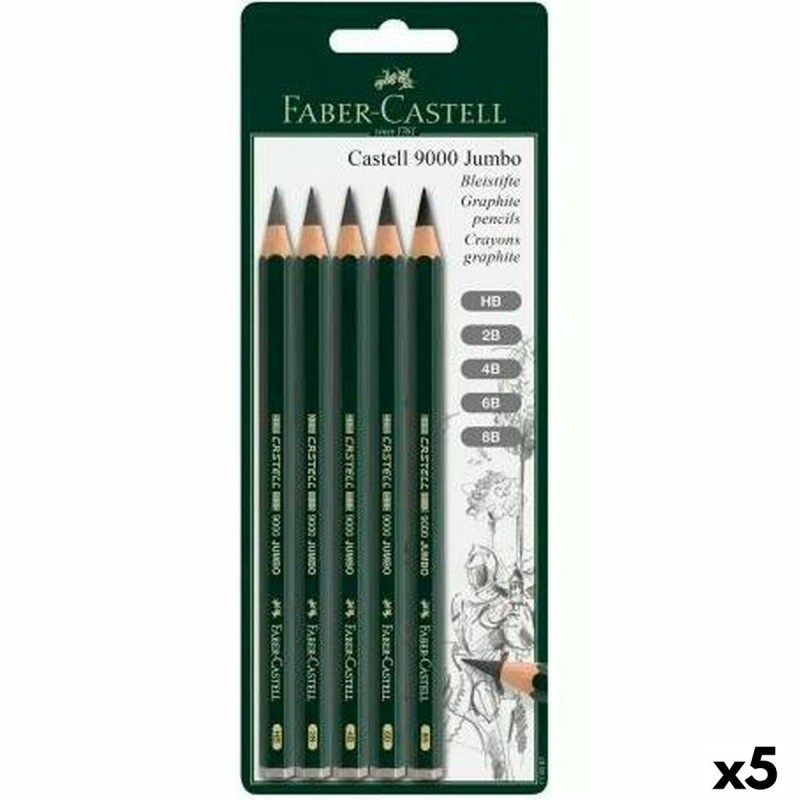 Ensemble de Crayons Faber-Castell (5 Unités)