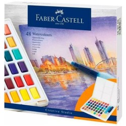 Set de peintures aquarelle Faber-Castell Creative Studio 8 Unités