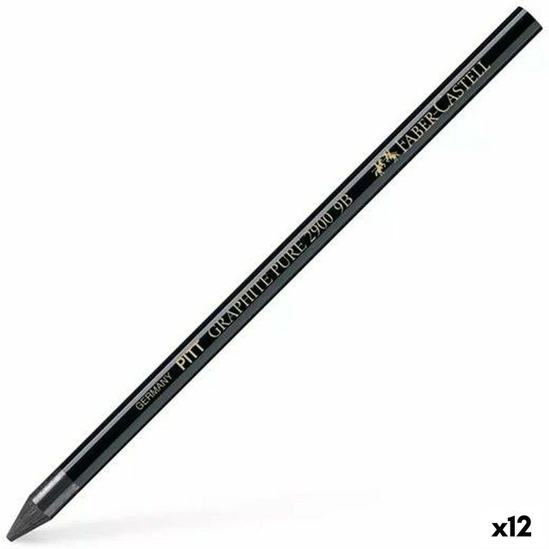 Crayon Faber-Castell 9B (12 Unités)