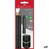 Ensemble de Crayons Faber-Castell Noir 10 Unités