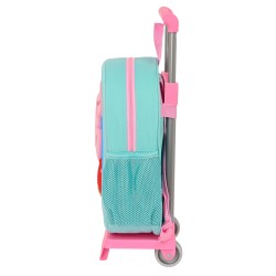 Cartable à roulettes Peppa Pig Turquoise (27 x 32 x 10 cm)