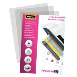 Étui Fellowes 5401802 Plastifieuse 100 Unités Transparent Brille A4