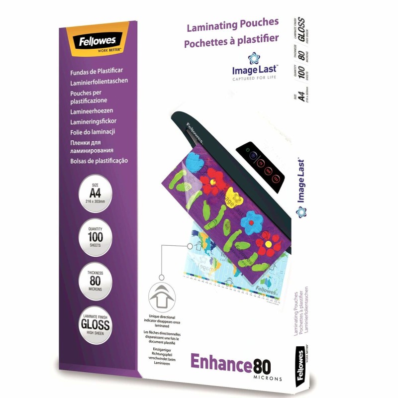 Étui Fellowes 5452003 Plastifieuse 100 Unités Transparent A3 (100 Unités)