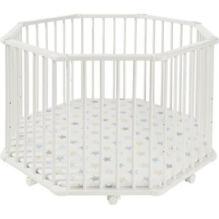 Geuther Parc Matrix Blanc 97 x 112 cm 3 Positions - 3 barreaux amovibl