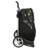 Cartable à roulettes Kelme Jungle Noir Gris Citron (32 x 44 x 16 cm)