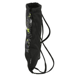 Sac à dos serré par des ficelles Kelme Jungle Noir Gris Citron (35 x 40 x 1 cm)