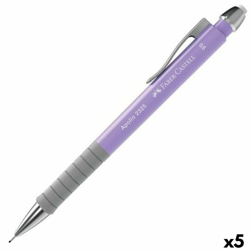 Portemines Faber-Castell Apollo 2325 Lila 0,5 mm (5 Unités)