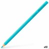 Crayons de couleur Faber-Castell Colour Grip Turquoise (12 Unités)