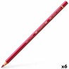 Crayons de couleur Faber-Castell Polychromos Rouge intense (6 Unités)