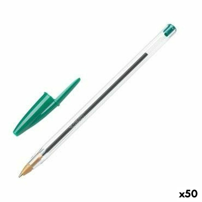 Crayon Bic Cristal Original Vert 50 Unités