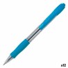 Crayon Pilot Supergrip Bleu clair 0,4 mm (12 Unités)