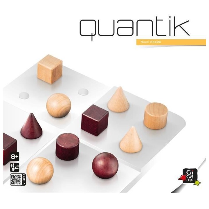 Quantik Mlv - Jeu de plateau - GIGAMIC - A partir de 8 ans