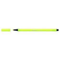 Feutres Stabilo Pen 68 Fluorescent Jaune 10 Unités