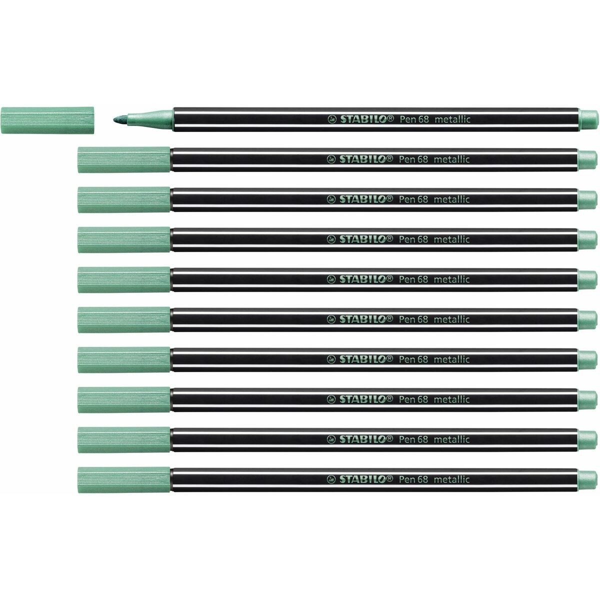 /feutres/128493-feutres-stabilo-pen-68-metallic-vert-10-unites-4006381530279.html