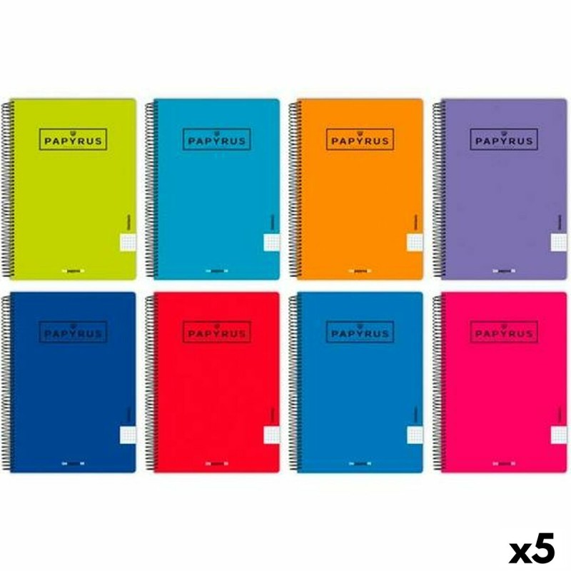 Cahier Papyrus A4 80 Volets 90 g/m² (5 Unités)