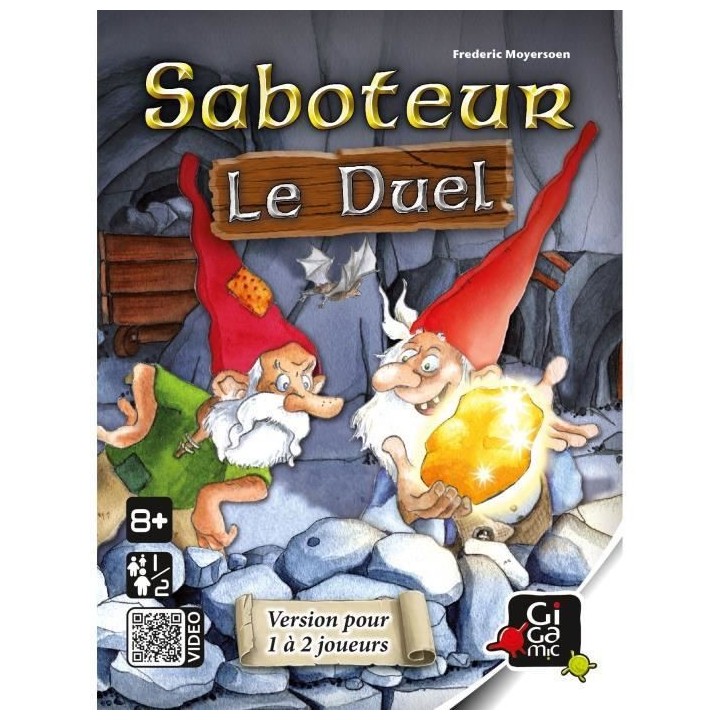Saboteur : Le Duel - Jeu de plateau - GIGAMIC - A partir de 8 ans