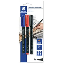 Ensemble de Marqueurs Staedtler Lumocolor 317-S Multicouleur (15 Unités)