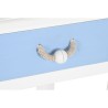 Console DKD Home Decor Blanc Marron Bleu ciel Blue marine Corde Bois MDF 80 x 40 x 75 cm (1 Unités)