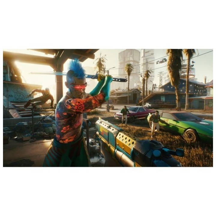 CYBERPUNK 2077 Edition Day One Jeu PS4 - Optimisé pour la PS5