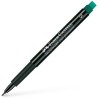 Marqueur permanent Faber-Castell Multimark 1523 S Vert (10 Unités)