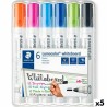 boîte de marqueurs Staedtler Lumocolor 351 6 Pièces Tableau blanc (5 Unités)