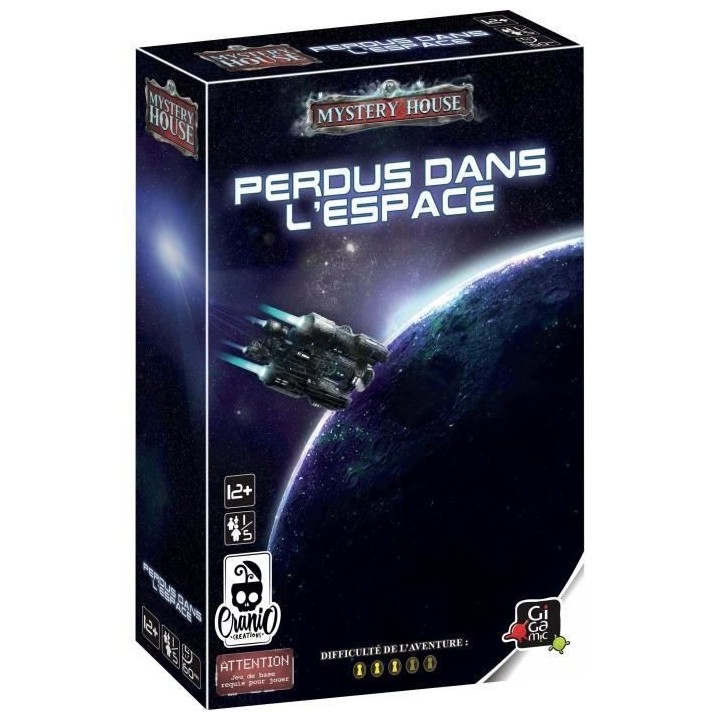 Mystery house 4 - Perdus dans l'espace - Jeux de société - GIGAMIC