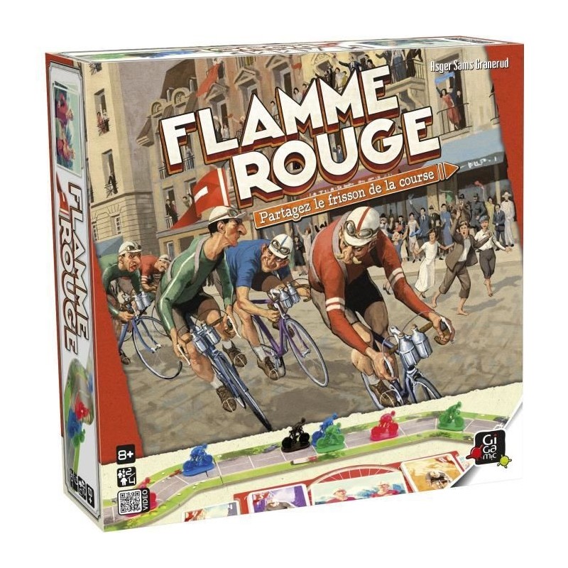 Flamme Rouge - Jeu de stratégie - GIGAMIC - A partir de 8 ans