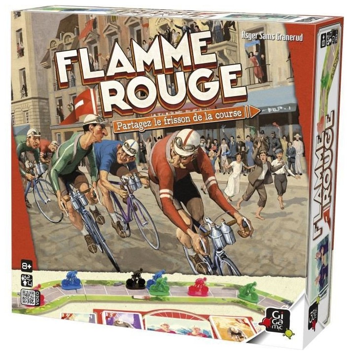 Flamme Rouge - Jeu de stratégie - GIGAMIC - A partir de 8 ans