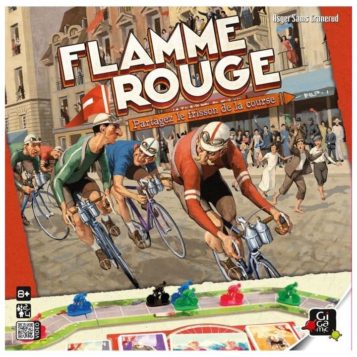 Flamme Rouge - Jeu de stratégie - GIGAMIC - A partir de 8 ans
