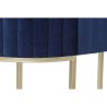 Console DKD Home Decor Bleu Blanc Doré Métal 100 x 40 x 76 cm