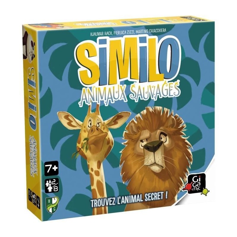 Similo animaux sauvages - Jeux de société - GIGAMIC