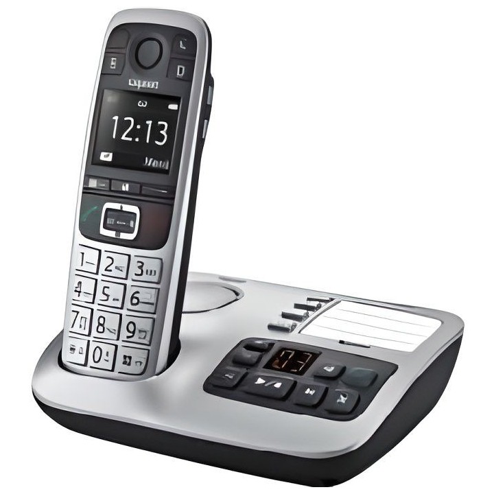 GIGASET Téléphone Fixe E560A Silver