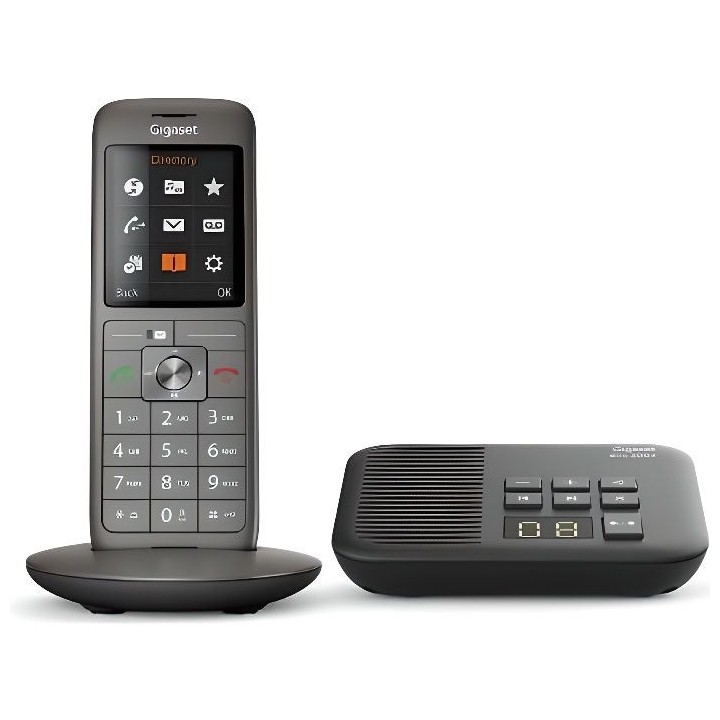 GIGASET Téléphone Fixe CL 660 A Anthracite